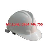 Cty Long Khánh Mũ bảo hộ lao động công nhân màu trắng
