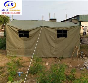 Cty Long Khánh Nhà bạt đại đội cơ động kích thước 50m2