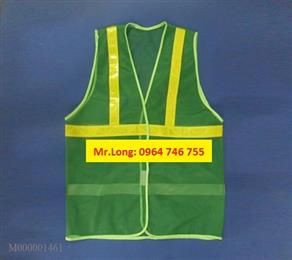 Cty Long Khánh Áo lưới phản quang màu xanh môi trường