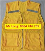 Cty Long Khánh Áo ghi lê phản quang màu vàng