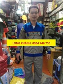 Cty Long Khánh Quần áo bảo hộ kaki pha màu