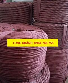 Cty Long Khánh Dây thừng màu đỏ phi 4, 6, 8, 10